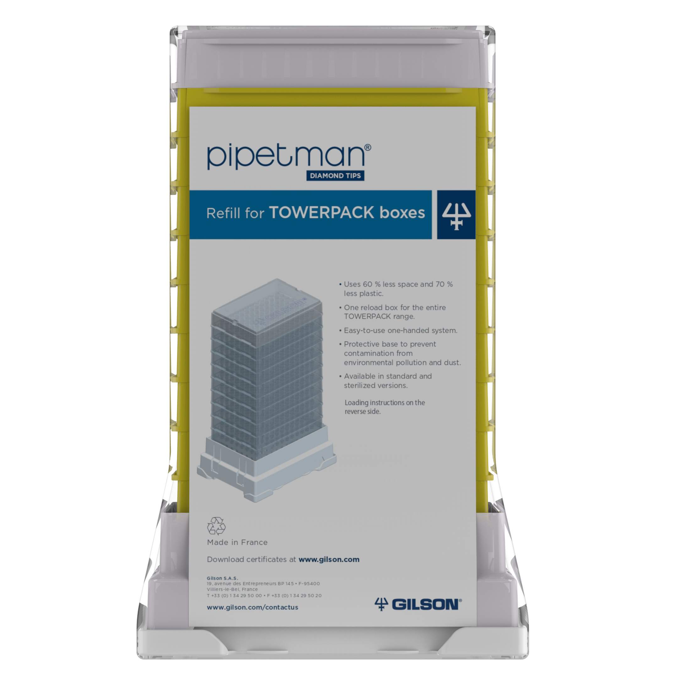 TOWER PACK, DIAMOND TIPS, D200ST, REFILL STERILIZED