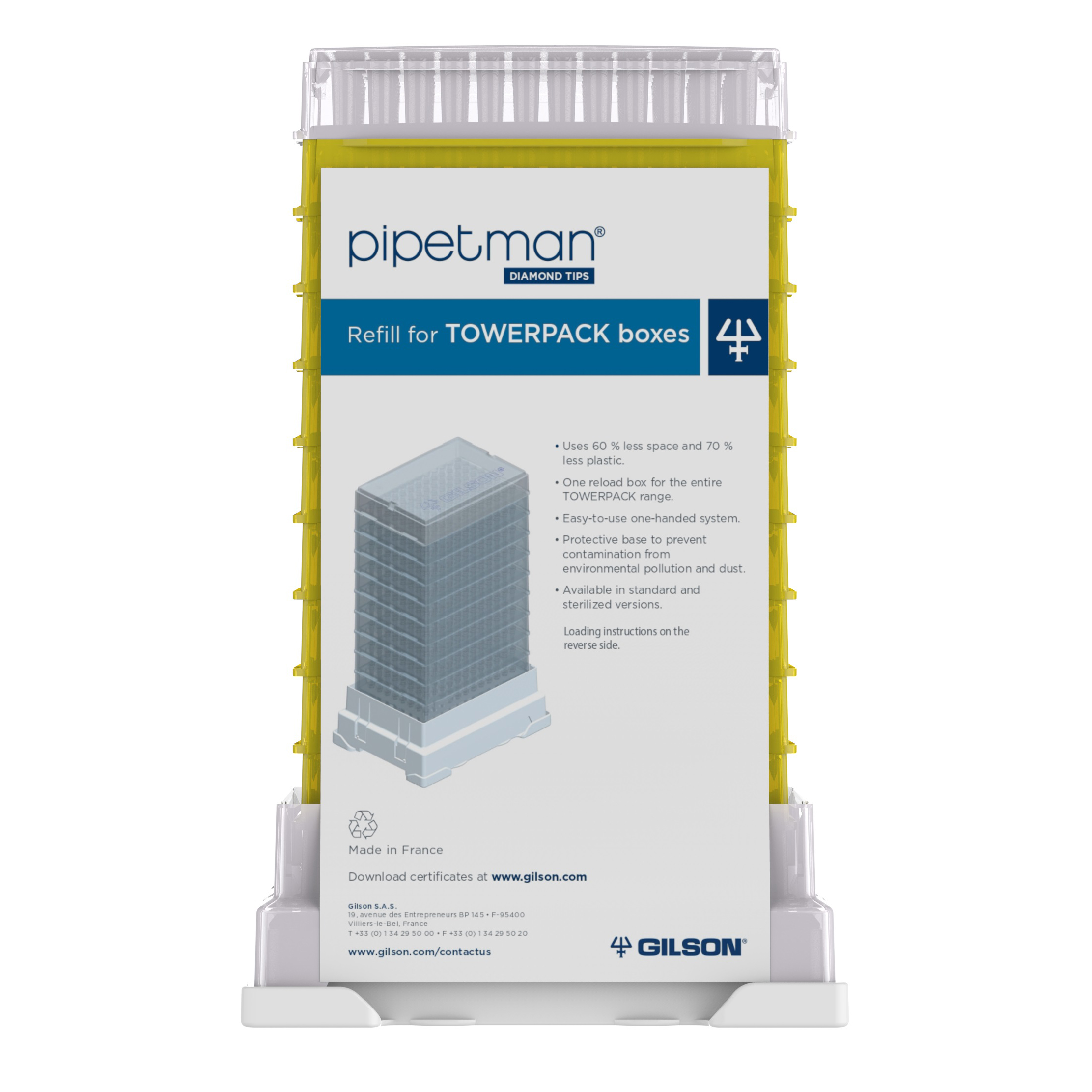 TOWER PACK, DIAMOND TIPS, D200, REFILL