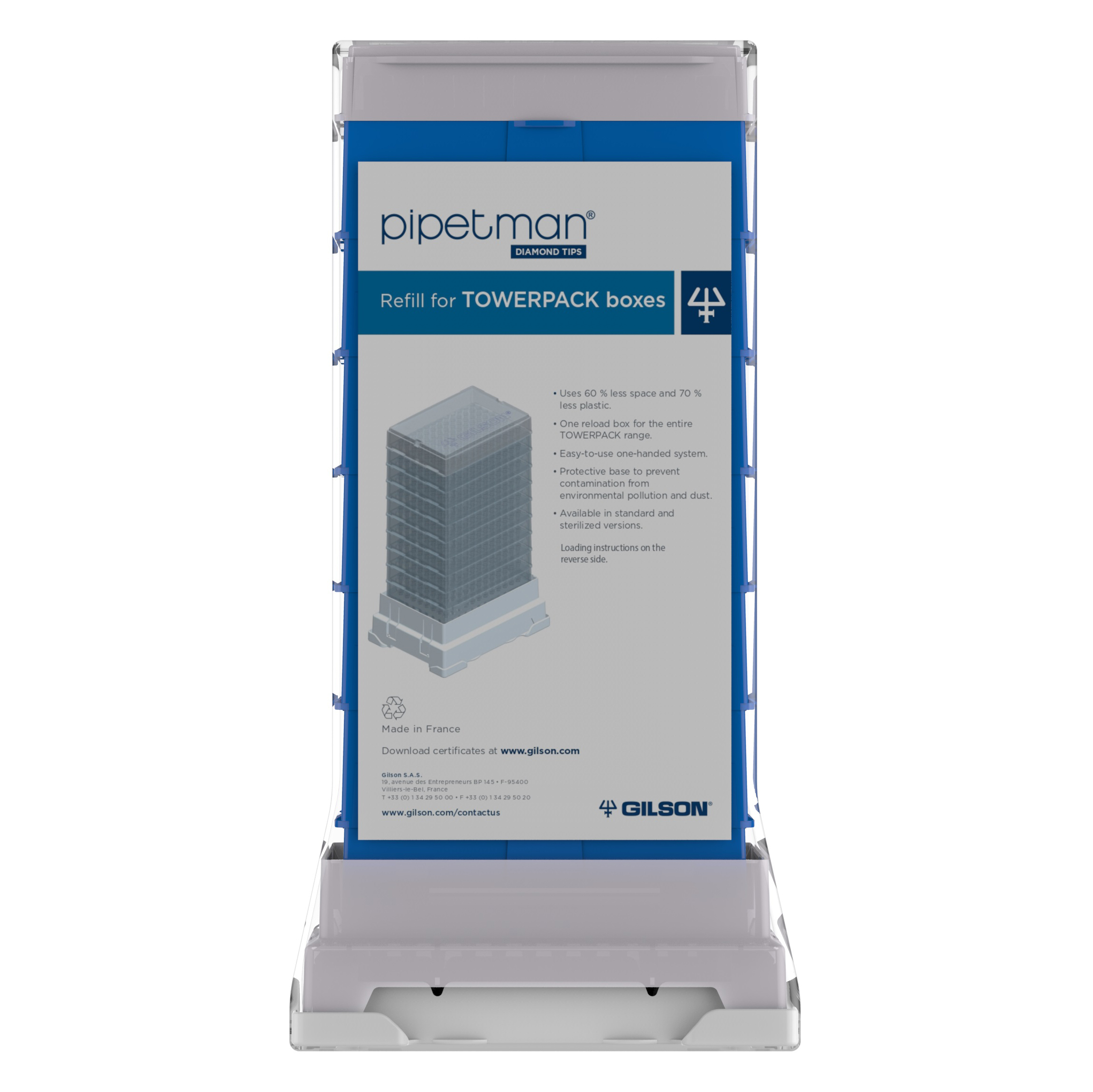 TOWER PACK, DIAMOND TIPS, D1000ST, REFILL STERILIZED
