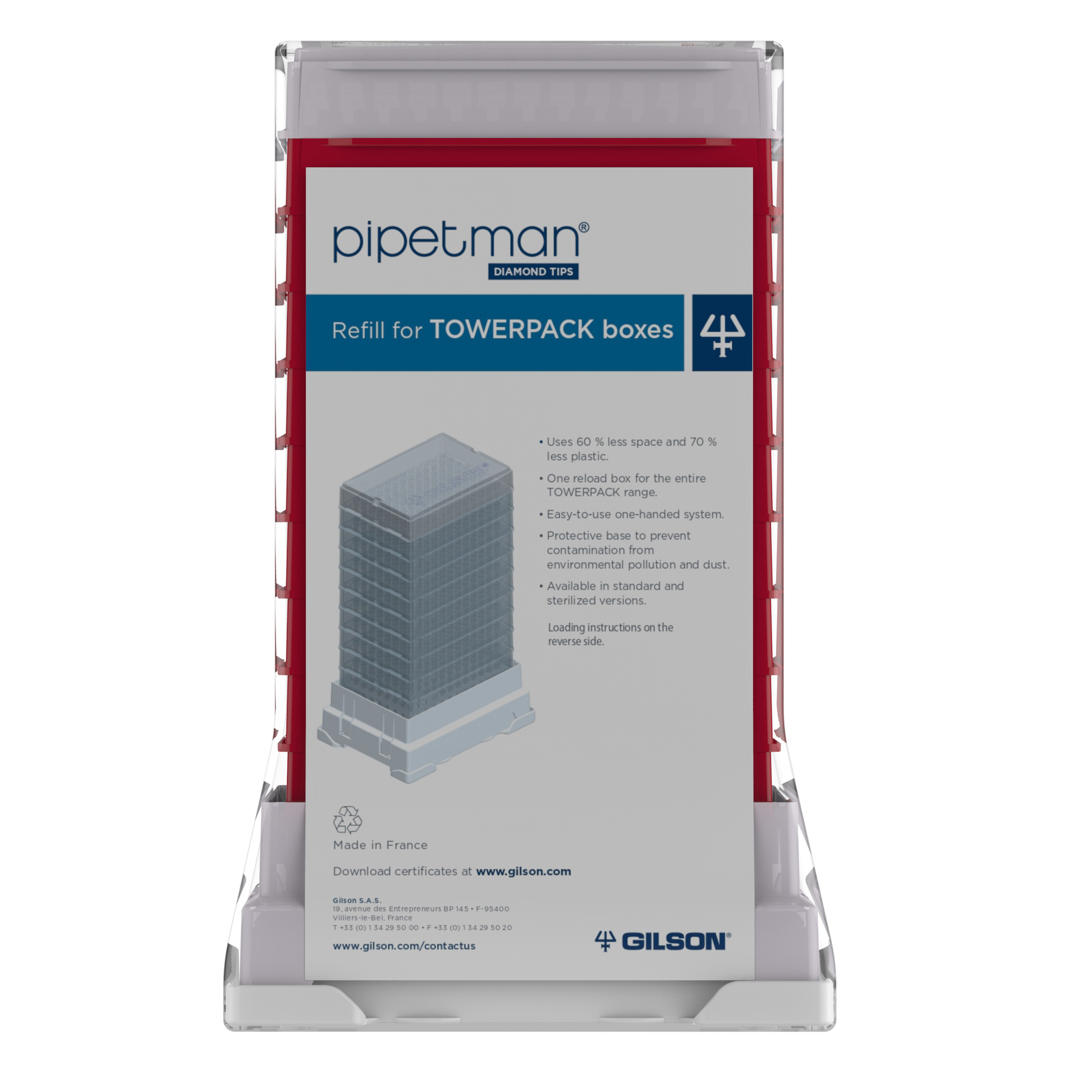 TOWER PACK, DIAMOND TIPS, D10ST, REFILL STERILIZED