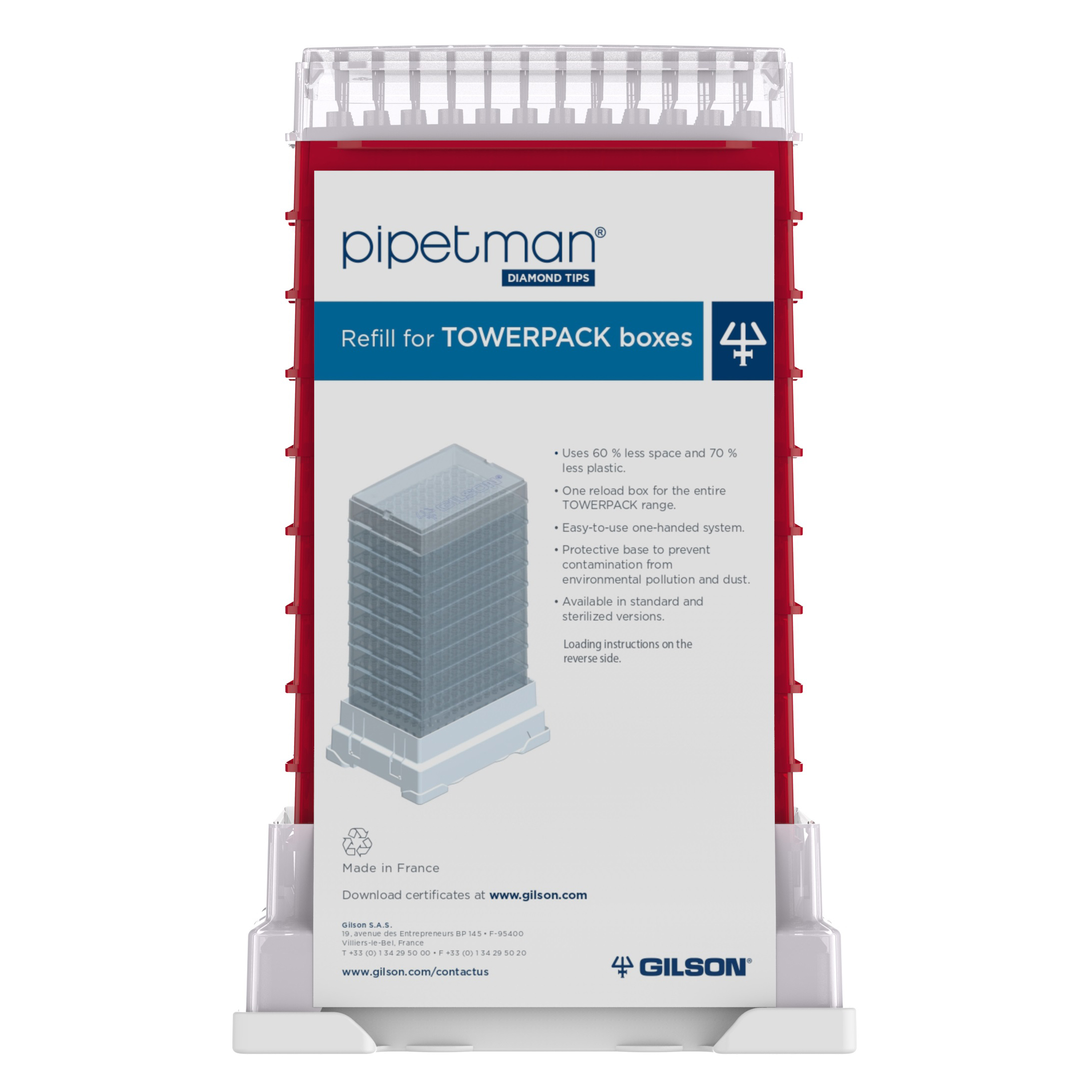 TOWER PACK, DIAMOND TIPS, D10,  REFILL